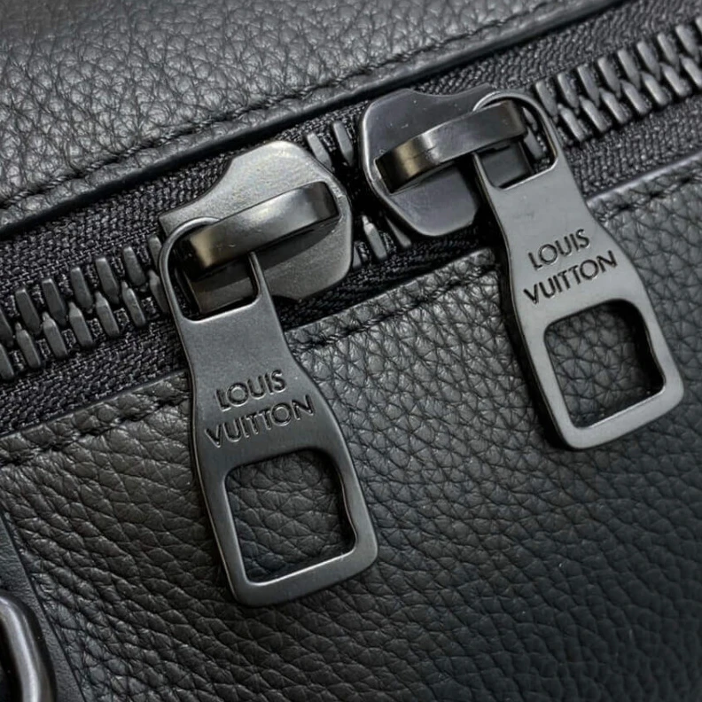 Lv belts replica Leather Louis Vuitton Black Leather City keepall