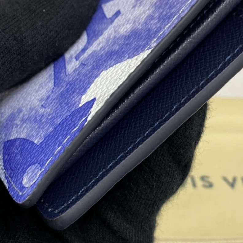 Replica bag 1 large z Louis Vuitton Blue Brazza Wallet