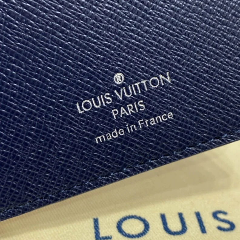 Replica bag 1 large z Louis Vuitton Blue Brazza Wallet