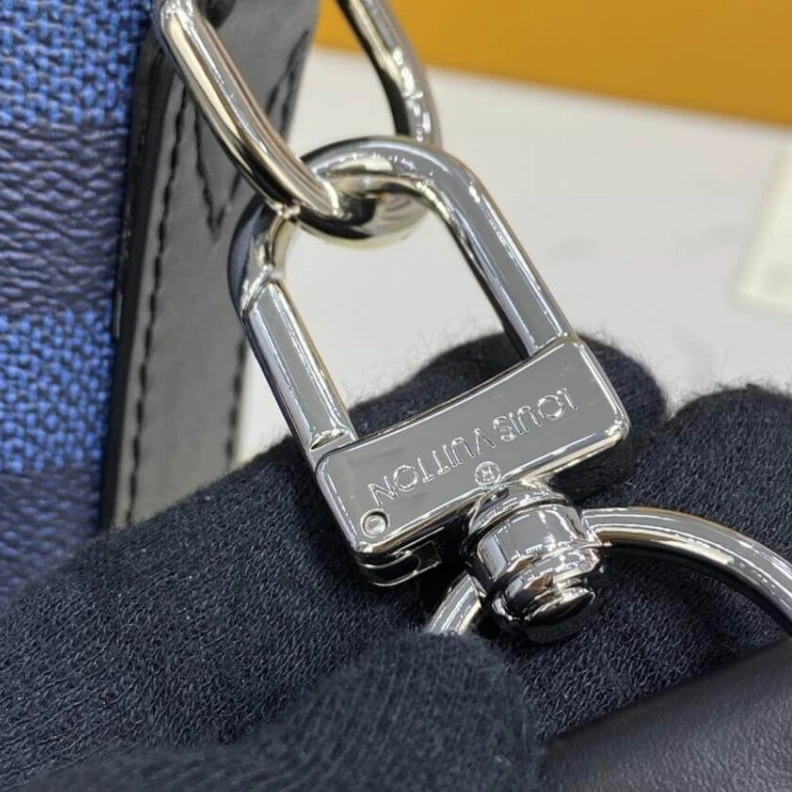 Replica bags Outside f Louis Vuitton Blue Damier Graphite Studio Messenger
