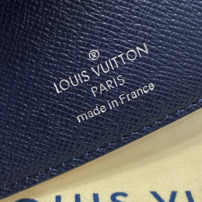 Top lv Monogram Louis Vuitton Blue Multiple Wallet