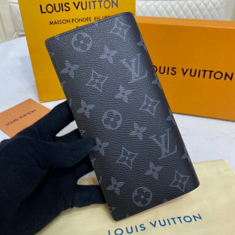 Top lv 1 ID or b Louis Vuitton Brazza Wallet