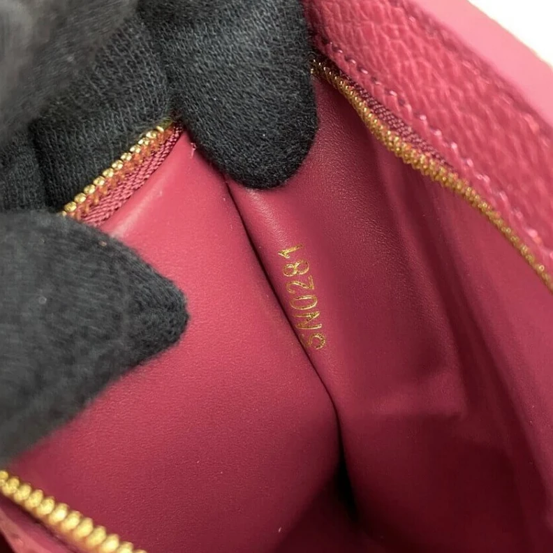 Louis vuitton locations Louis Vuitton Capucines BB Eggshell Lie de Vin Red