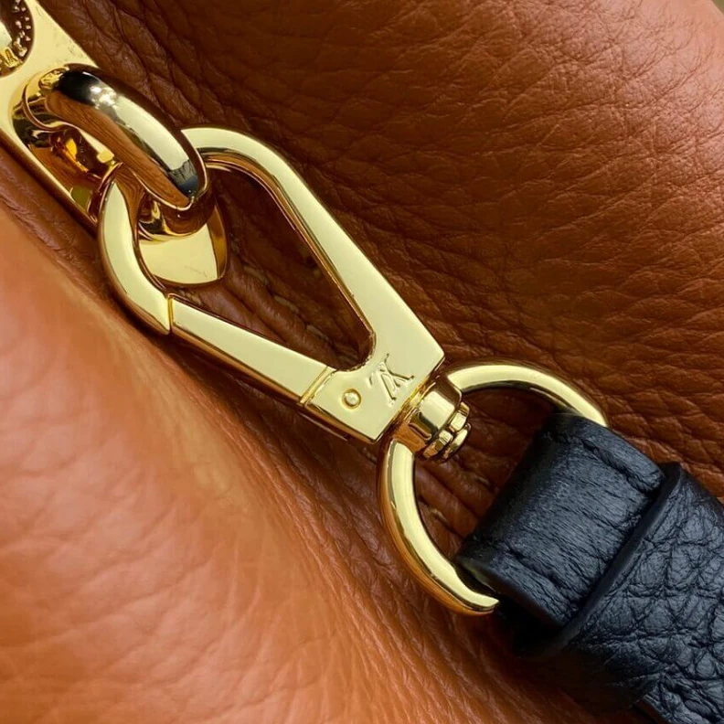 Top lv Louis Vuitton Capucines BB Gold Noir