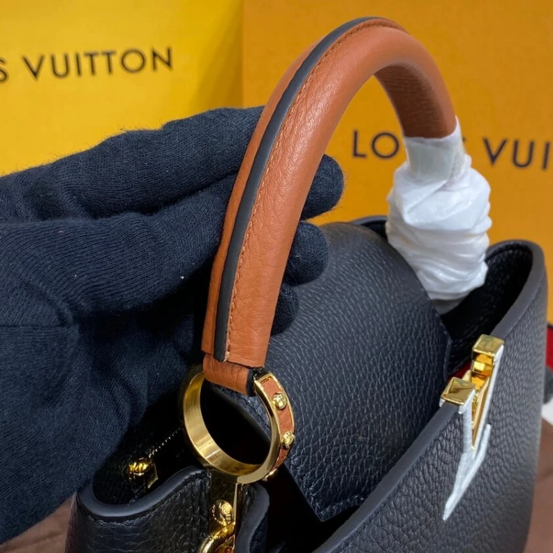 Top lv Louis Vuitton Capucines BB Noir Rouge