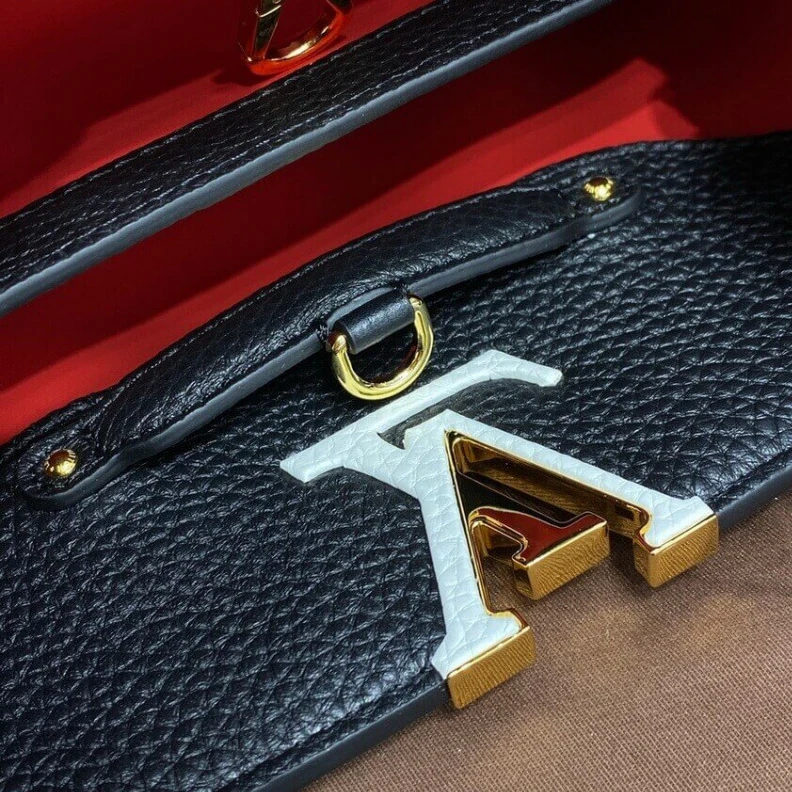 Top lv Louis Vuitton Capucines BB Noir Rouge