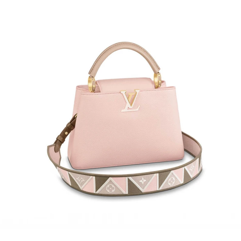 4 protect Louis Vuitton Capucines BB Rose Beige