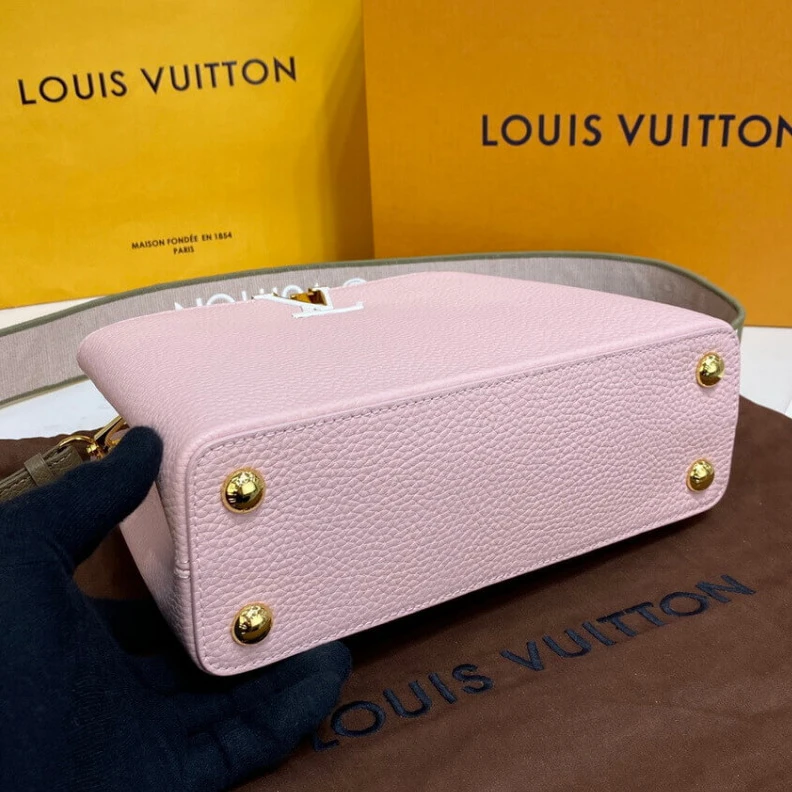 Mythick 4 protect Louis Vuitton Capucines BB Rose Beige
