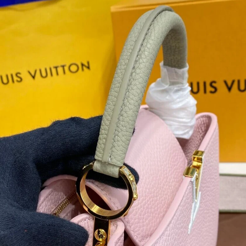 Mythick 4 protect Louis Vuitton Capucines BB Rose Beige
