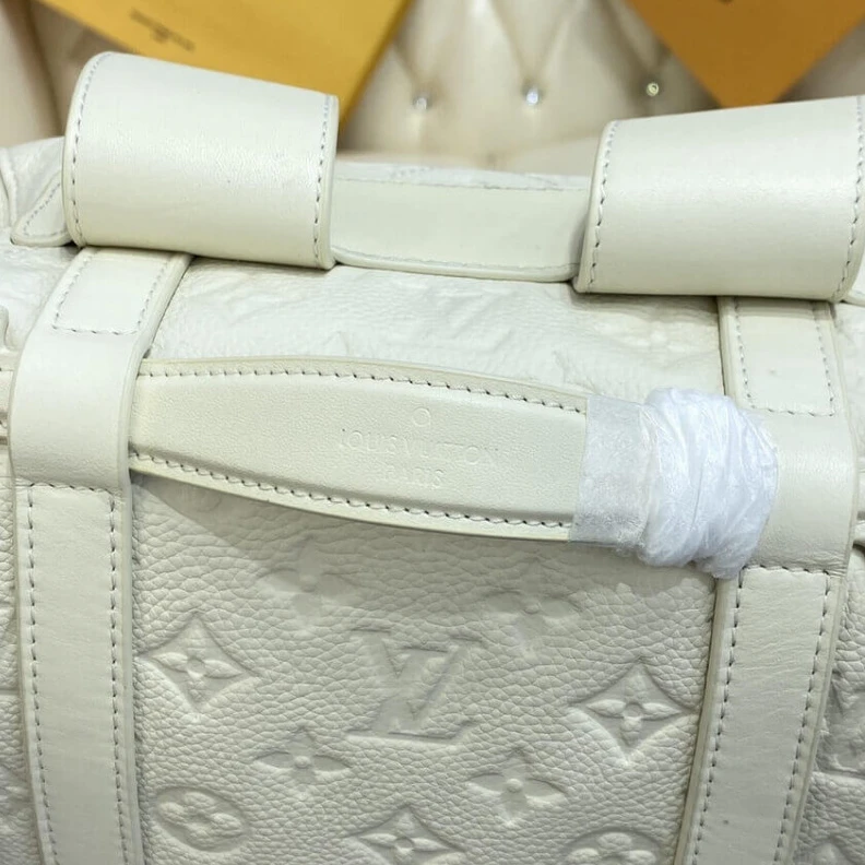 Replica bag Textile l Louis Vuitton Christopher Backpack GM White