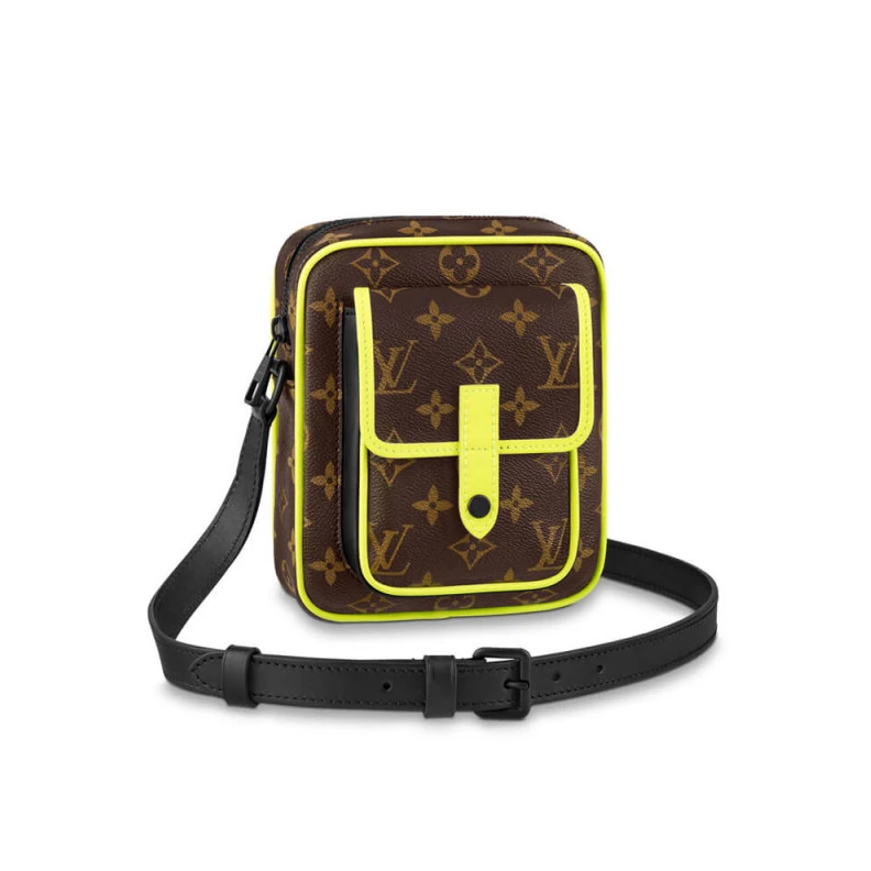 Inside fl Louis Vuitton Christopher Wearable Wallet Yellow