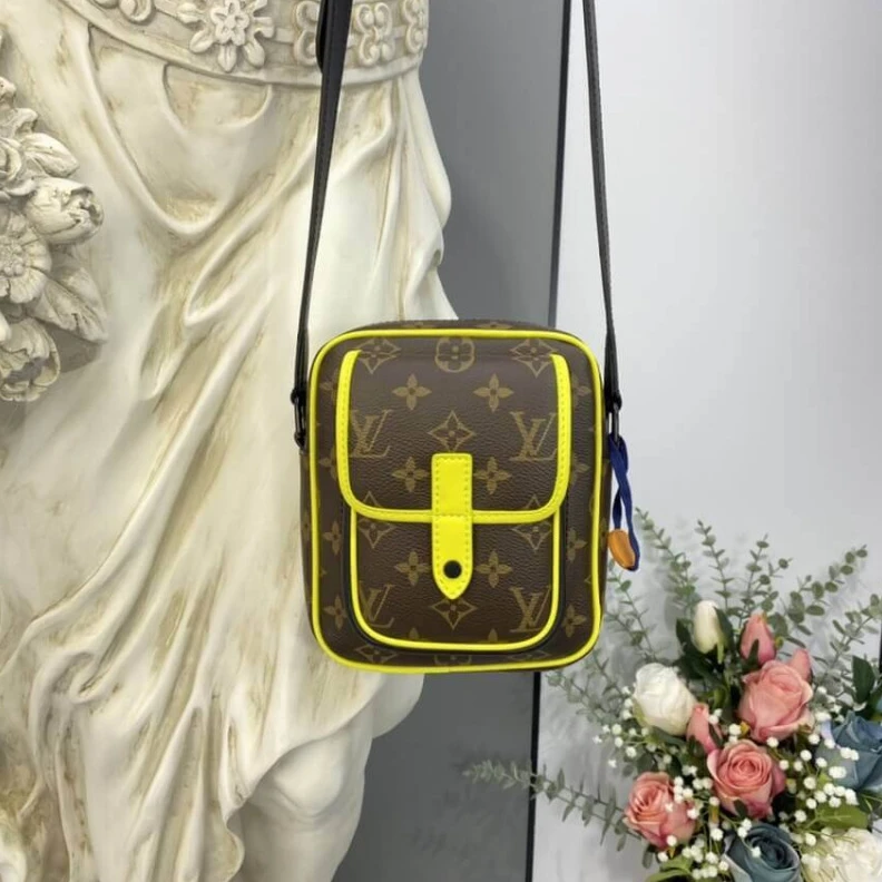 Lv belts replica Inside fl Louis Vuitton Christopher Wearable Wallet Yellow