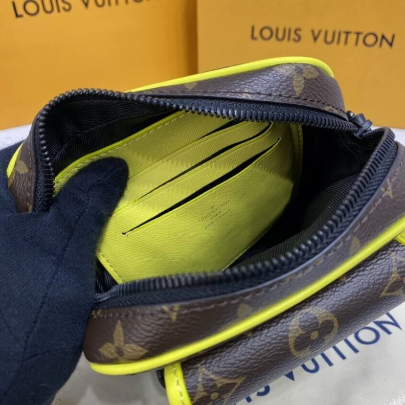Lv belts replica Inside fl Louis Vuitton Christopher Wearable Wallet Yellow