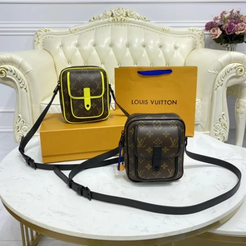 Lv belts replica Inside fl Louis Vuitton Christopher Wearable Wallet Yellow