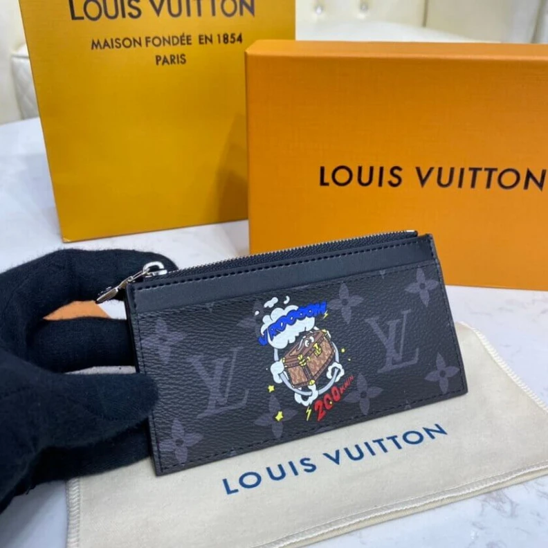 1 flat co Louis Vuitton Coin Card Holder