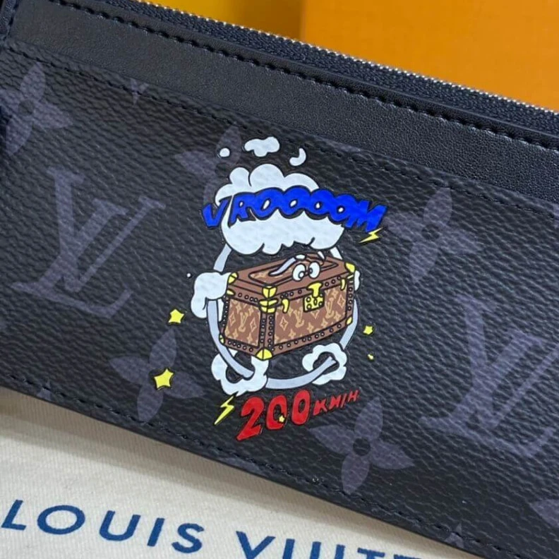Mythick ru 1 flat co Louis Vuitton Coin Card Holder