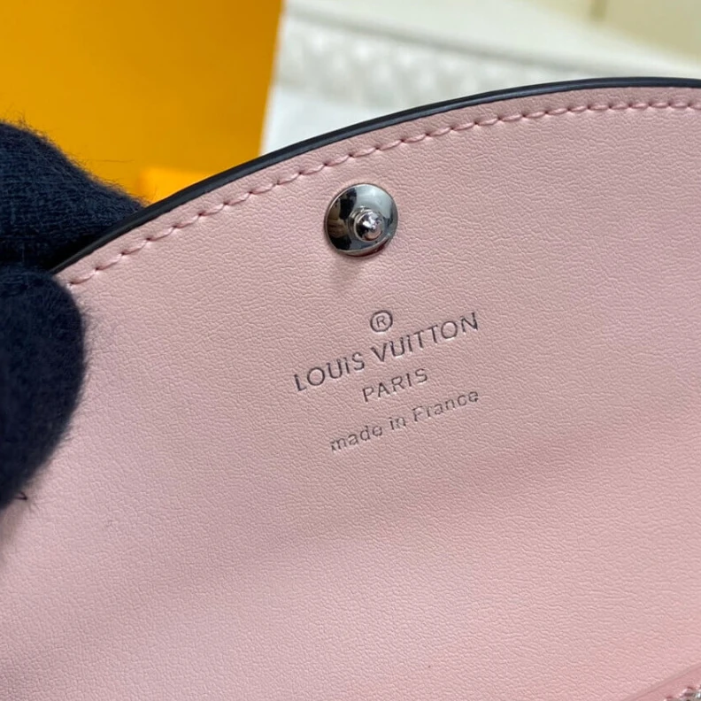 Louis vuitton locations 2 card sl Louis Vuitton Coin Purse in Pink Gradient Mahina Perforated Leather