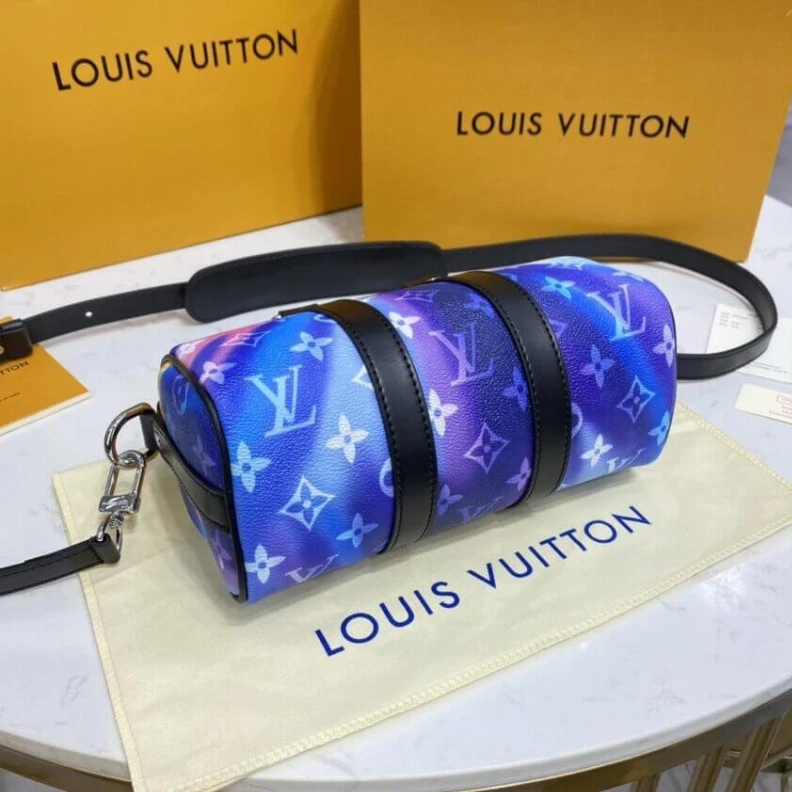 Lv belts replica Black har Louis Vuitton Colorful Diffuse Keepall XS
