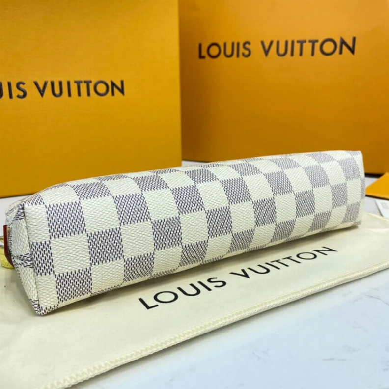 Top lv Damier ca LV Cosmetic Pouch GM