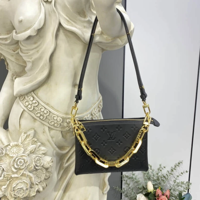 Top lv 3 inside Louis Vuitton Coussin BB Black