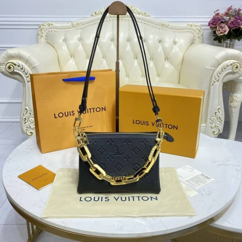Top lv 3 inside Louis Vuitton Coussin BB Black
