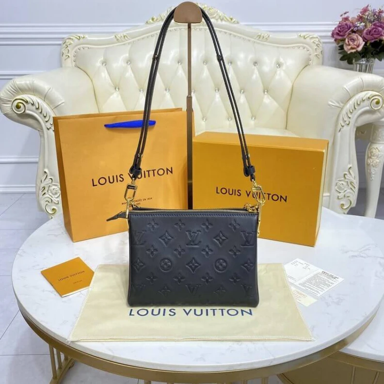 Top lv 3 inside Louis Vuitton Coussin BB Black