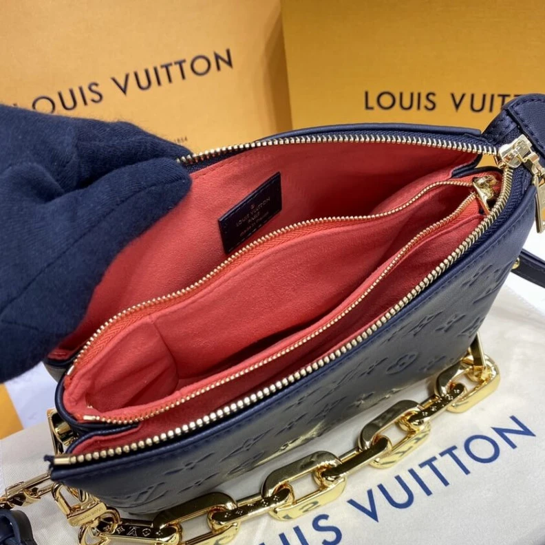 Top lv 3 inside Louis Vuitton Coussin BB Black