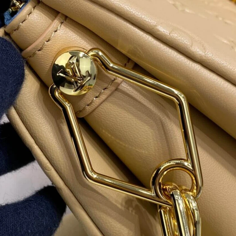 Lv belts replica Strap dro Louis Vuitton Coussin PM Apricot