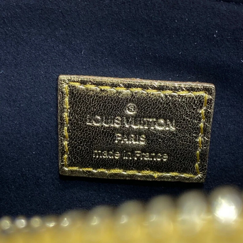 Louis vuitton locations Microfibe Louis Vuitton Coussin PM Gold