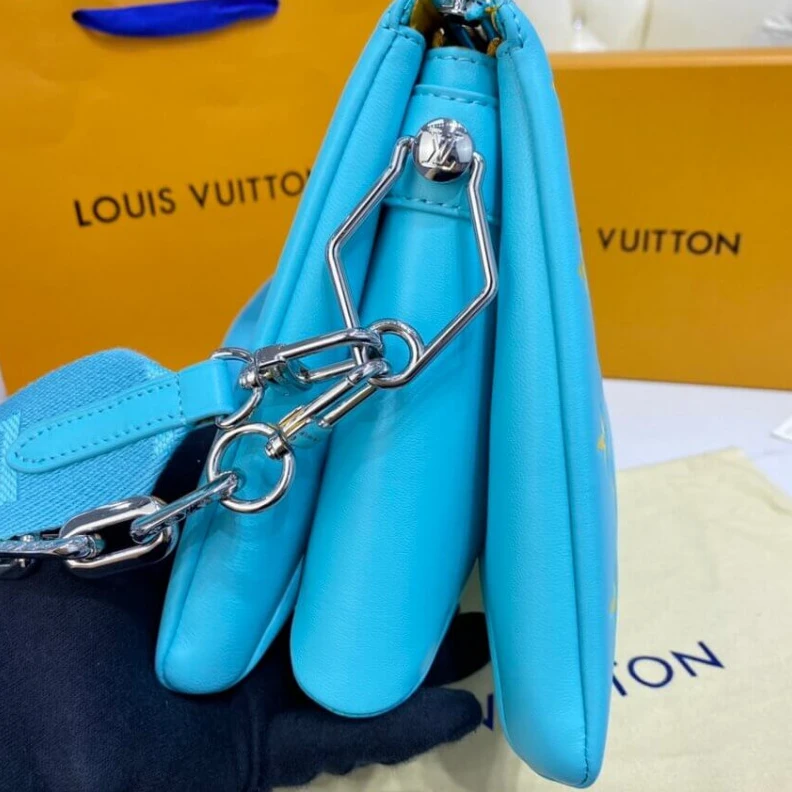 Replica bag Strap dro Louis Vuitton Coussin PM Light Green