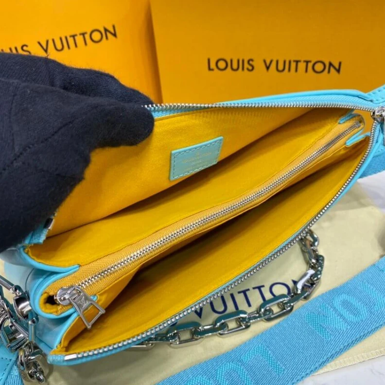 Replica bag Strap dro Louis Vuitton Coussin PM Light Green
