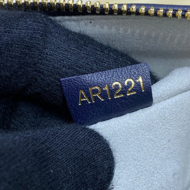 Mythick Goldcolor Louis Vuitton Coussin PM Navy Blue