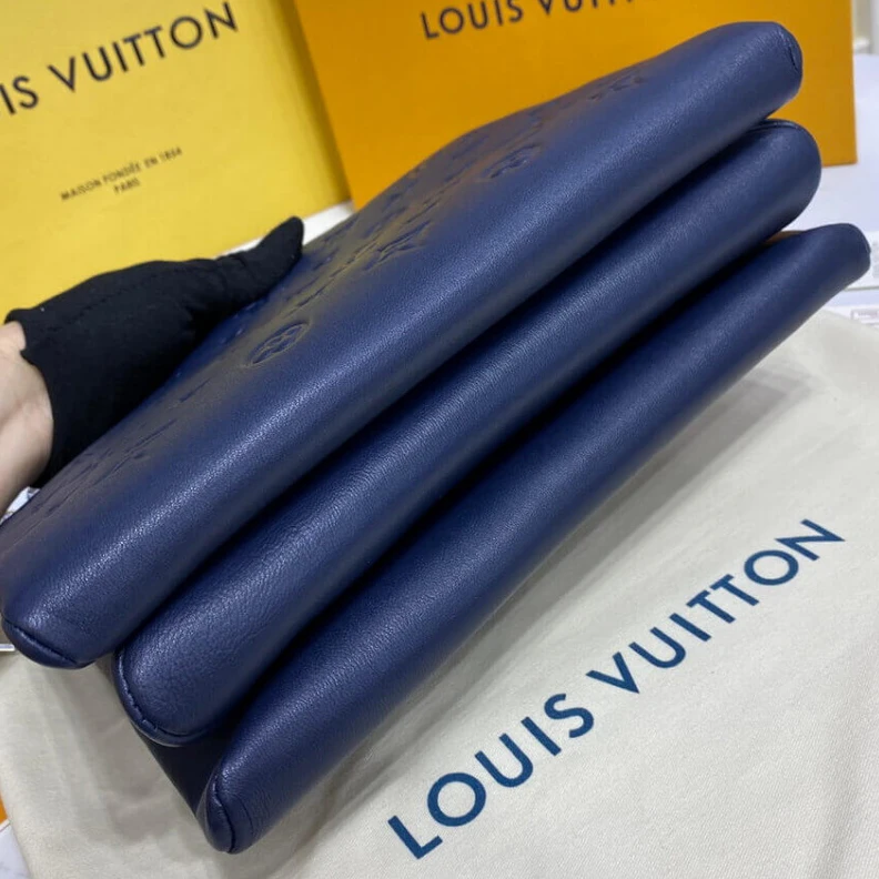 Replica bag Strap dro Louis Vuitton Coussin PM Navy Blue