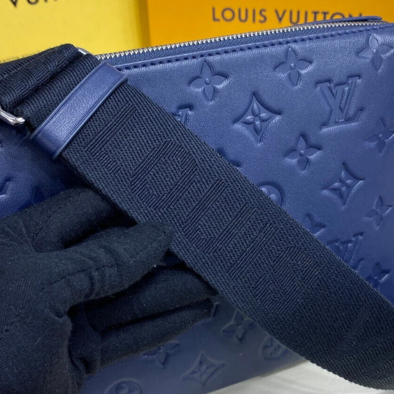 Replica bag Strap dro Louis Vuitton Coussin PM Navy Blue