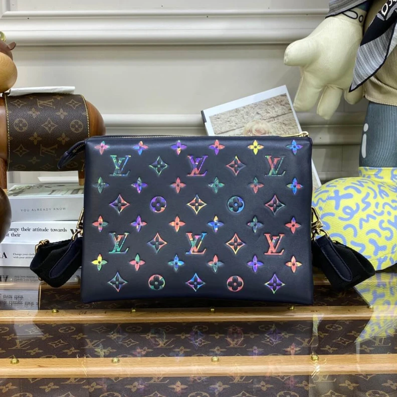 Replica bag Strap: Re Louis Vuitton Coussin PM Navy Blue