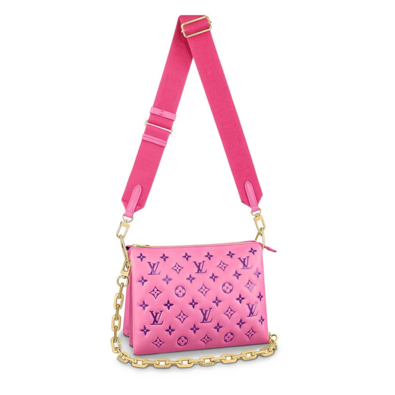 Chain: Re Louis Vuitton Coussin PM Pink