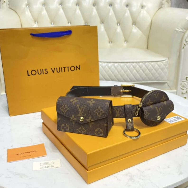 Louis vuitton locations Monogram LV Daily Multi Pocket 30mm Belt