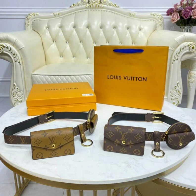 Louis vuitton locations Monogram LV Daily Multi Pocket 30mm Belt