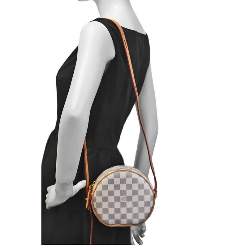 Replica bag For Summer Louis Vuitton Damier Azur Boite Chapeau Souple PM