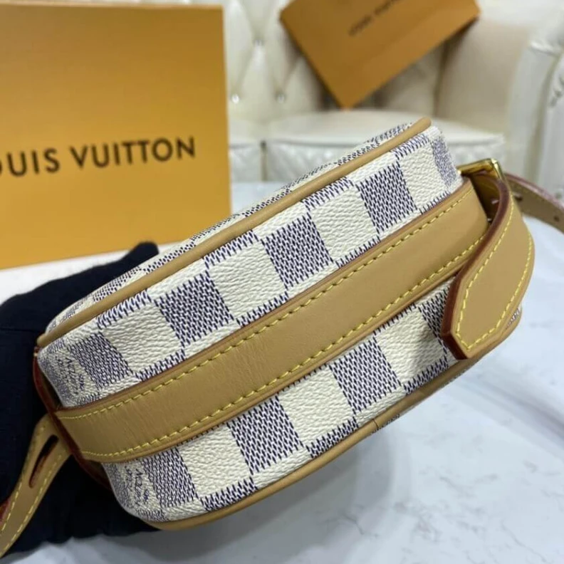 Replica bag For Summer Louis Vuitton Damier Azur Boite Chapeau Souple PM