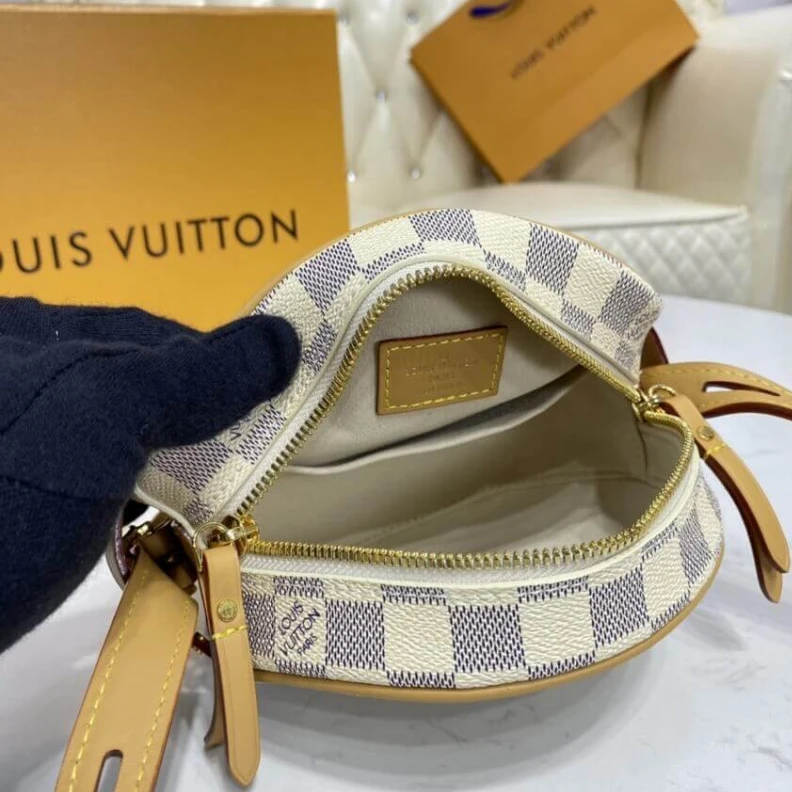 Replica bag For Summer Louis Vuitton Damier Azur Boite Chapeau Souple PM