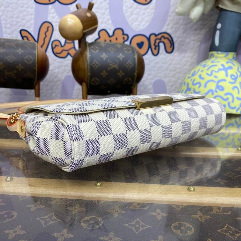 Mythick ru Removable LV Damier Azur Canvas Favorite MM