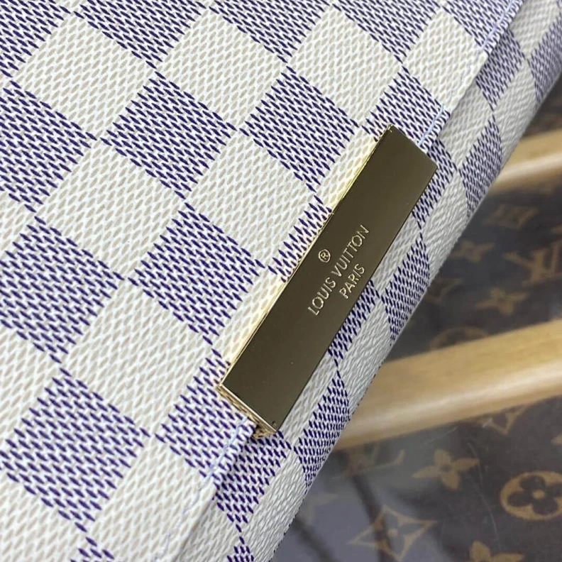 Mythick ru Removable LV Damier Azur Canvas Favorite MM