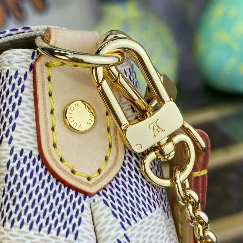 Mythick ru Removable LV Damier Azur Canvas Favorite MM