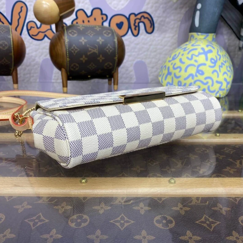 Mythick ru Interior LV Damier Azur Canvas Favorite PM