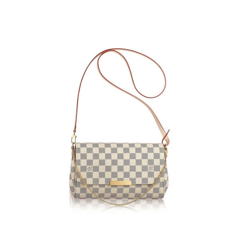 Interior LV Damier Azur Canvas Favorite PM