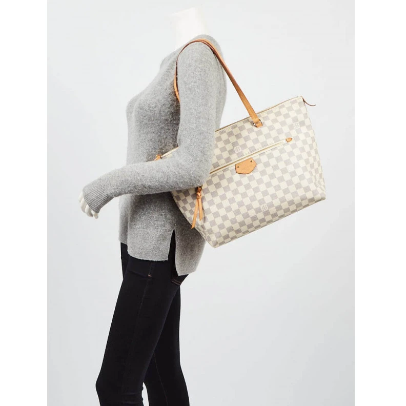 Replica bag Exterior LV Damier Azur Canvas Iena MM