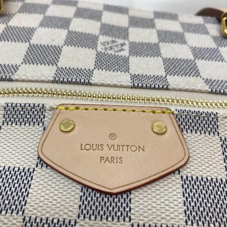 Replica bag Exterior LV Damier Azur Canvas Iena MM