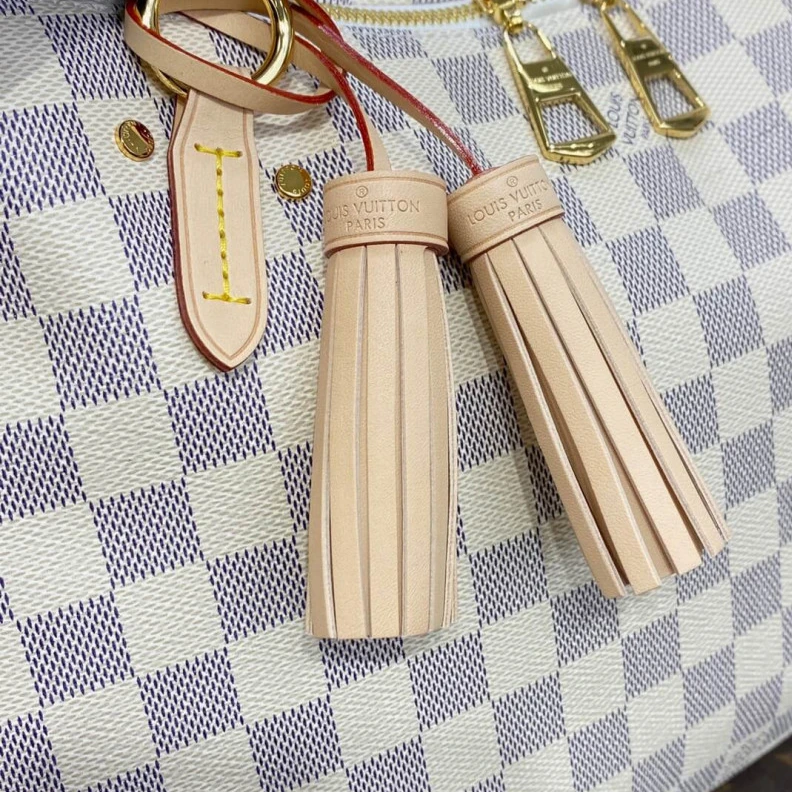 Top lv Inside fl LV Damier Azur Canvas Lymington Bag
