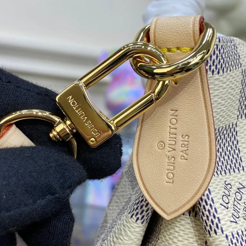 Top lv Inside fl LV Damier Azur Canvas Lymington Bag